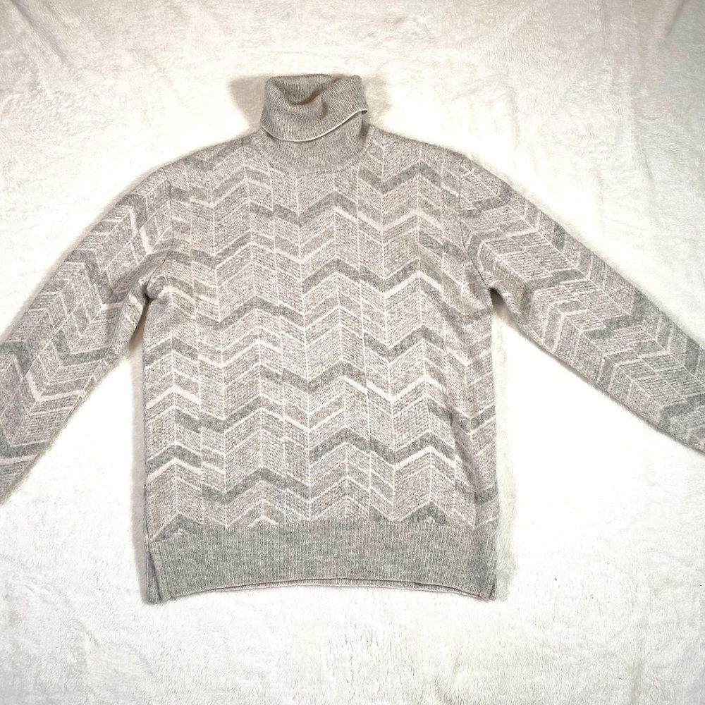 Ermenegildo Zegna Gray Turtleneck Sweater View 6